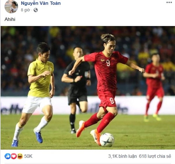 Sau 11 năm mới thắng Thái Lan, tuyển thủ Việt Nam ăn mừng nhận bão like - 1