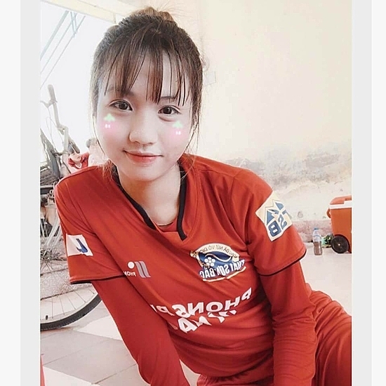 Tuyển thủ Trần Thị Duyên.